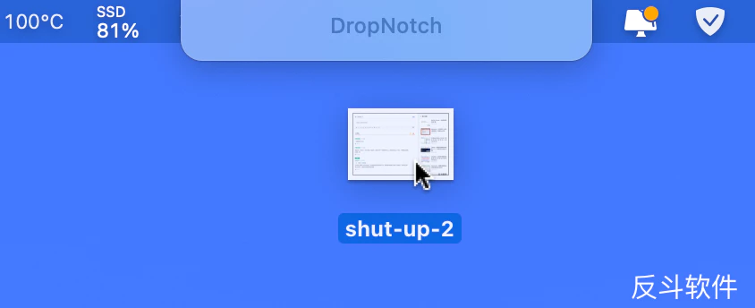 DropNotch - 为你的 Mac 刘海加上文件快速分享功能[macOS]